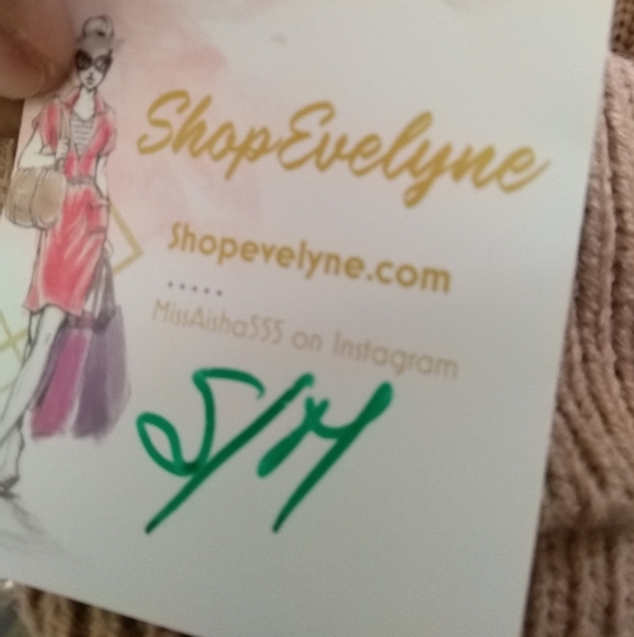 New Sz S/M cable knit turtle neck crop crisscross sleeves cold shoulder sweater - Picture 14 of 14